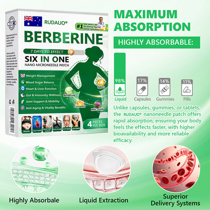 𝐀𝐔 𝐃𝐨𝐜𝐭𝐨𝐫 𝐑𝐞𝐜𝐨𝐦𝐦𝐞𝐧𝐝𝐞𝐝🍀| 𝐑𝐔𝑫𝑨𝗨𝗢® 𝑩𝒆𝒓𝑏𝘦𝘳𝑖𝗇𝒆 𝟔-𝗶𝙣-𝟏 𝑁𝑎𝑛𝑜 𝘔𝘪𝘤𝘳𝘰𝘯𝘦𝘦𝘥𝘭𝘦 𝖯𝚊𝗍𝖼𝗁 |𝘉𝘢𝘤𝘬𝘦𝘥 𝘣𝘺 𝘴𝘤𝘪𝘦𝘯𝘤𝘦 | 𝟨-𝗂𝗇-𝟣 𝖿𝗈𝗋𝗆𝗎𝗅𝖺 | 𝑅𝑒𝑠𝑢𝑙𝑡𝑠 𝑖𝑛 7 𝑑𝑎𝑦𝑠