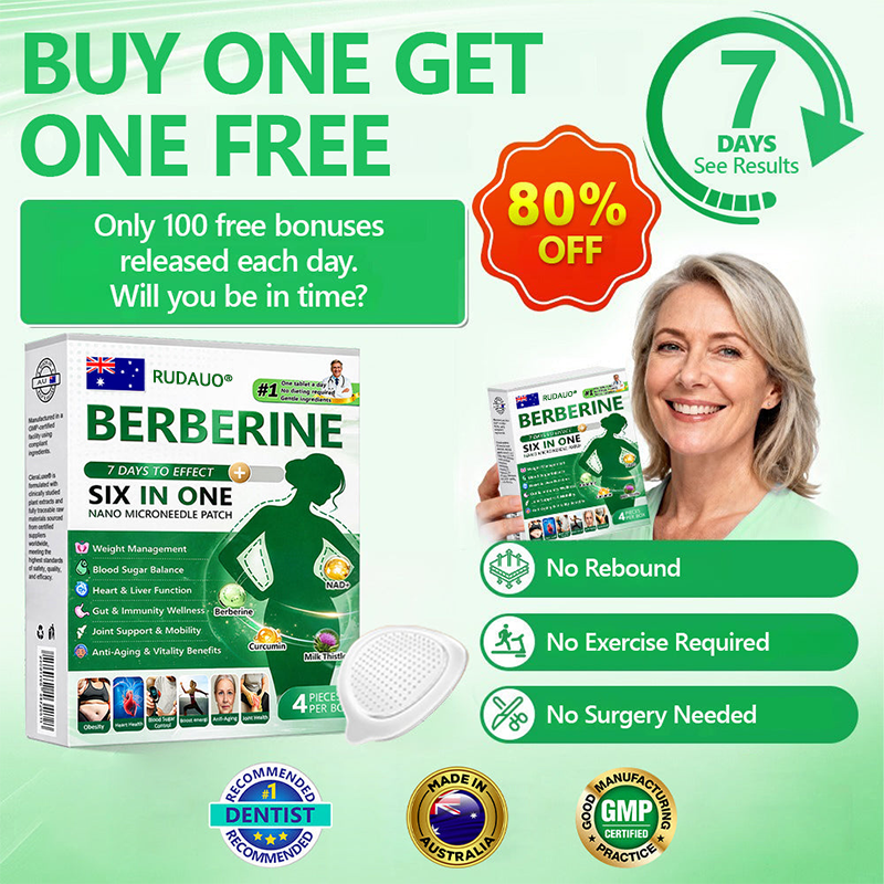𝐀𝐔 𝐃𝐨𝐜𝐭𝐨𝐫 𝐑𝐞𝐜𝐨𝐦𝐦𝐞𝐧𝐝𝐞𝐝🍀| 𝐑𝐔𝑫𝑨𝗨𝗢® 𝑩𝒆𝒓𝑏𝘦𝘳𝑖𝗇𝒆 𝟔-𝗶𝙣-𝟏 𝑁𝑎𝑛𝑜 𝘔𝘪𝘤𝘳𝘰𝘯𝘦𝘦𝘥𝘭𝘦 𝖯𝚊𝗍𝖼𝗁 |𝘉𝘢𝘤𝘬𝘦𝘥 𝘣𝘺 𝘴𝘤𝘪𝘦𝘯𝘤𝘦 | 𝟨-𝗂𝗇-𝟣 𝖿𝗈𝗋𝗆𝗎𝗅𝖺 | 𝑅𝑒𝑠𝑢𝑙𝑡𝑠 𝑖𝑛 7 𝑑𝑎𝑦𝑠