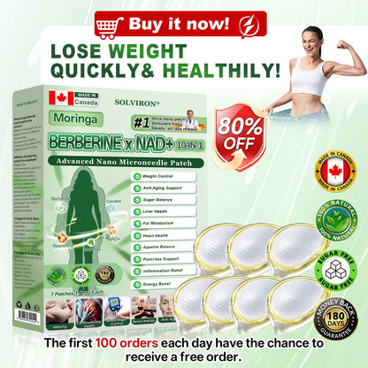 𝐂𝐀 𝐃𝐨𝐜𝐭𝐨𝐫 𝐑𝐞𝐜𝐨𝐦𝐦𝐞𝐧𝐝𝐞𝐝🇨🇦 🛒|𝐒𝐎𝐋𝐕𝐈𝐑𝐎𝐍® 𝐌𝐨𝐫𝐢𝐧𝐠𝐚 𝐁𝐞𝐫𝐛𝐞𝐫𝐢𝐧𝐞 × 𝐍𝐀𝐃⁺ 𝟏𝟎-𝐢𝐧-𝟏 𝑨𝒅𝒗𝒂𝒏𝒄𝒆𝒅 𝐍𝐚𝐧𝐨 𝑴𝒊𝒄𝒓𝒐𝒏𝒆𝒆𝒅𝒍𝒆 𝐏𝐚𝐭𝐜𝐡 (𝐉𝐮𝐬𝐭 𝐨𝐧𝐜𝐞 𝐚 𝐝𝐚𝐲, 𝐯𝐢𝐬𝐢𝐛𝐥𝐞 𝐜𝐡𝐚𝐧𝐠𝐞𝐬 𝐢𝐧 𝟕 𝐝𝐚𝐲𝐬)