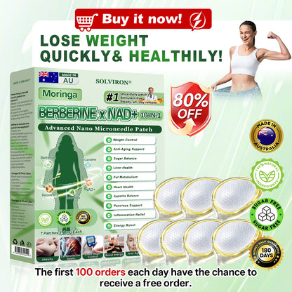 𝐀𝐔 𝐃𝐨𝐜𝐭𝐨𝐫 𝐑𝐞𝐜𝐨𝐦𝐦𝐞𝐧𝐝𝐞𝐝 ⏳|  𝐒𝐎𝐋𝐕𝐈𝗥𝗢𝗡® 𝐌𝐨𝐫𝐢𝐧𝐠𝐚 𝐁𝐞𝐫𝐛𝐞𝐫𝐢𝐧𝐞 × 𝐍𝐀𝐃⁺ 𝟏𝟎-𝐢𝐧-𝟏 𝑨𝒅𝒗𝒂𝒏𝒄𝒆𝒅 𝐍𝐚𝐧𝐨 𝑴𝒊𝒄𝒓𝒐𝒏𝒆𝒆𝒅𝒍𝒆 𝐏𝐚𝐭𝐜𝐡 (𝐉𝐮𝐬𝐭 𝐨𝐧𝐜𝐞 𝐚 𝐝𝐚𝐲, 𝐯𝐢𝐬𝐢𝐛𝐥𝐞 𝐜𝐡𝐚𝐧𝐠𝐞𝐬 𝐢𝐧 𝟕 𝐝𝐚𝐲𝐬)